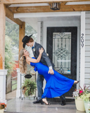 Elegant Royal Blue Mermaid Prom Dress Royal Blue Evening Dress Y7193