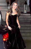 Classic Black Velvet Mermaid Evening Dress Strapless Party Gown Y8165