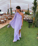 Lilac prom dress Evening Gown Party Dress Y4744