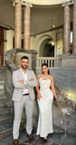 Sexy Mermaid Sleeveless Prom Dress Stunning Evening Gown Y4785