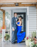 Elegant Royal Blue Mermaid Prom Dress Royal Blue Evening Dress Y7193