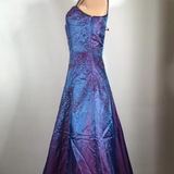 Gorgeous Purple Beaded A Line Evening Gown Spaghetti Straps Party Prom Dress Y7955