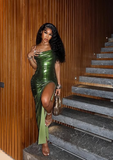 Chic Sheath Evening Dress For Black Girls Y4337