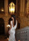 Elegant Satin Long Evening Dress Formal Prom Dress Y8231