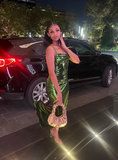 Chic Sheath Evening Dress For Black Girls Y4337