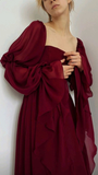 Beautiful Vintage Romantic A-line Prom Dress Evening Dress Y2938