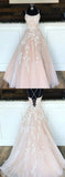 Custom made tulle lace long prom dress evening dress S4461