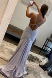 Mermaid Yellow Long Prom Dresses Backless Yellow Prom Dresses Formal Evening Dresses Y1562