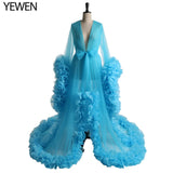 Sexy Maternity Photography Dresses Organza Ruffle Pregnancy Photo Shoot Dress Long Women Maxi Maternity Gown vestidos Sunnderly