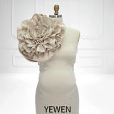 Stretchy Satin Mermaid Style Maternity Gown for Photo Shoot Pregnant Photoshoot Outfit SY230734