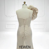 Stretchy Satin Mermaid Style Maternity Gown for Photo Shoot Pregnant Photoshoot Outfit SY230734