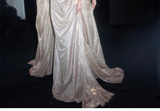 Shiny Off The Shoulder Mermaid Prom Dress Long Evening Dress Y8185