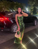 Chic Sheath Evening Dress For Black Girls Y4337
