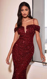 Sweetheart Sequin Long Gown