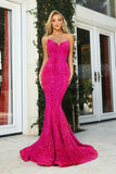 Strapless Long Prom Dress